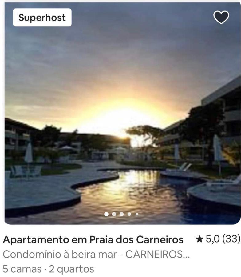 Flat Praia Dos Carneiros - Condominio Na Beira-Mar - Tamandaré Esterno foto